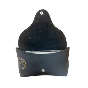 Ray-Ban Black Leather Sunglasses Case With Snap Closure